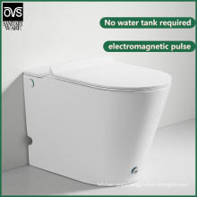 Floor Mounted Ceramic Pulse Solenoid Toilet Smart Toilet